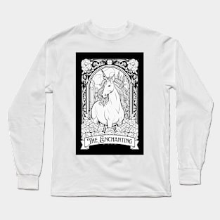 Unicorn Tarot Card Long Sleeve T-Shirt